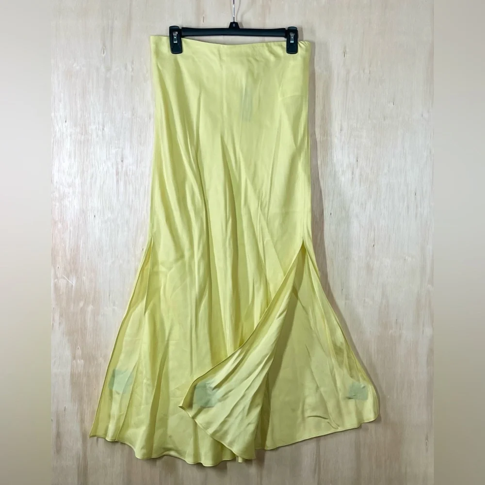 New ~ J. Crew Cupro-blend Flared Slip Skirt Size M